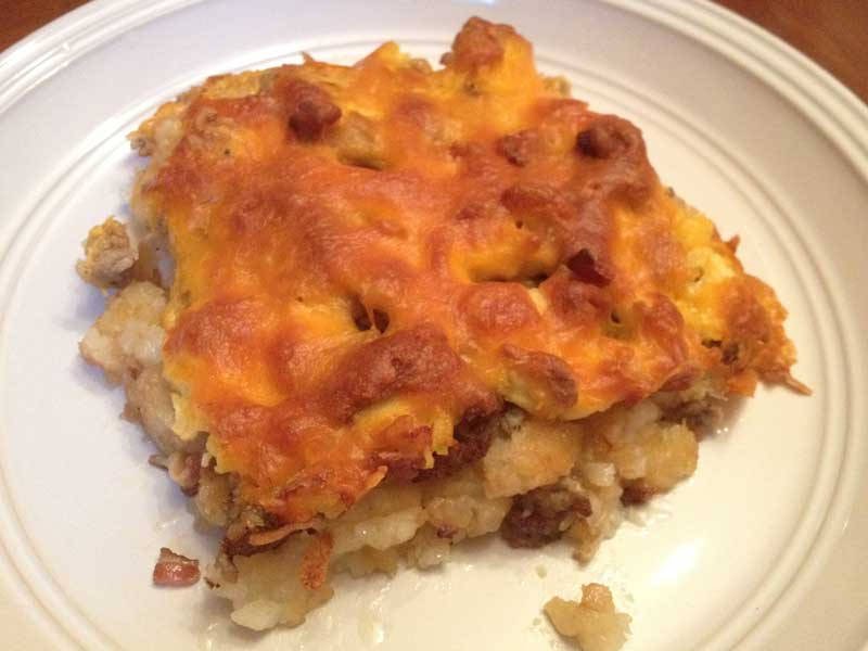 Tater Tot Breakfast Casserole
